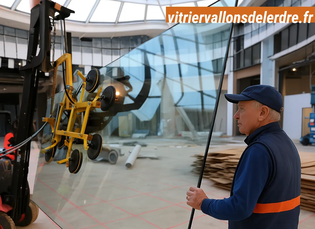 Remplacement de vitrine magasin Vallons-de-l'Erdre